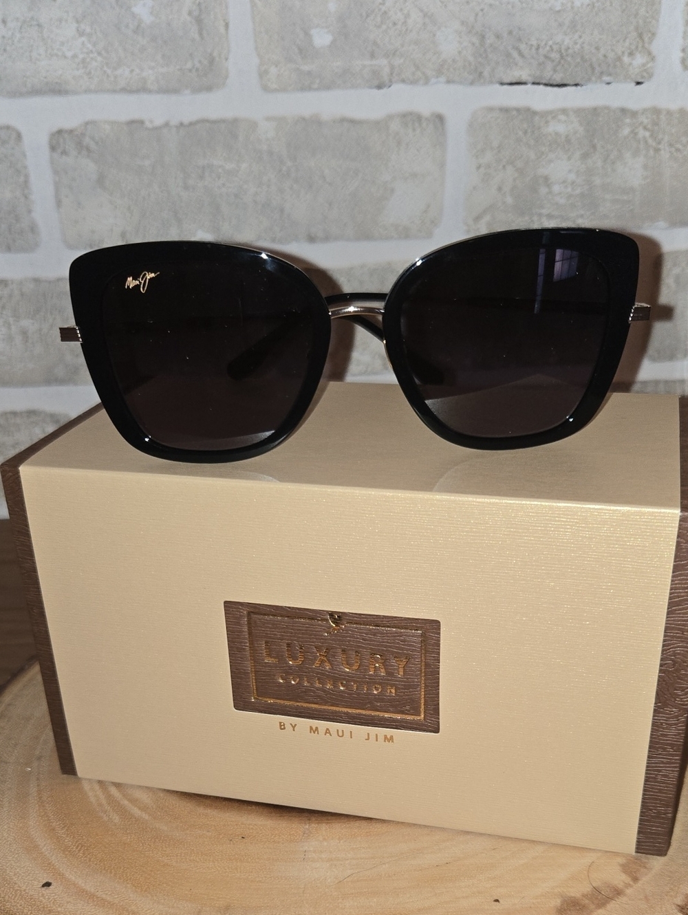 Maui Jim Women's Black Cat-Eye Sunglasses